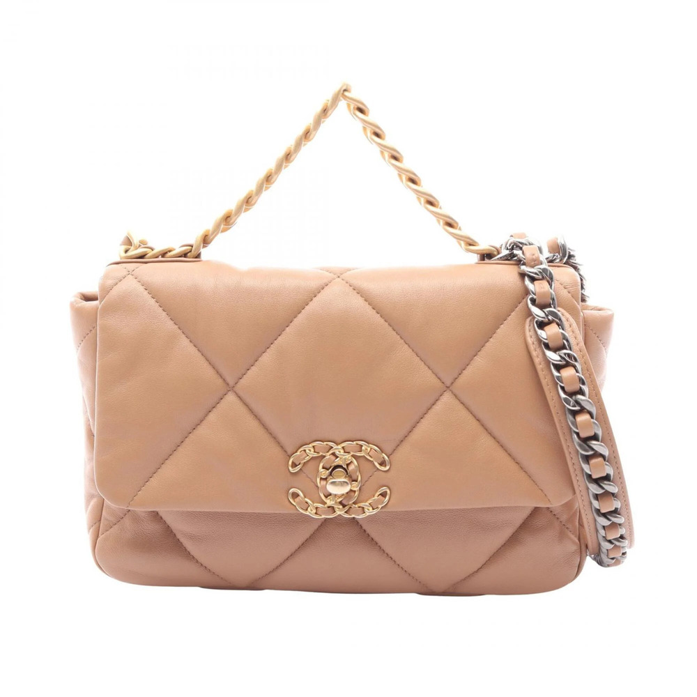 Chanel 19 Dixneuf Matelassé Combination Hardware 2-Way Shoulder Bag/Handbag L...